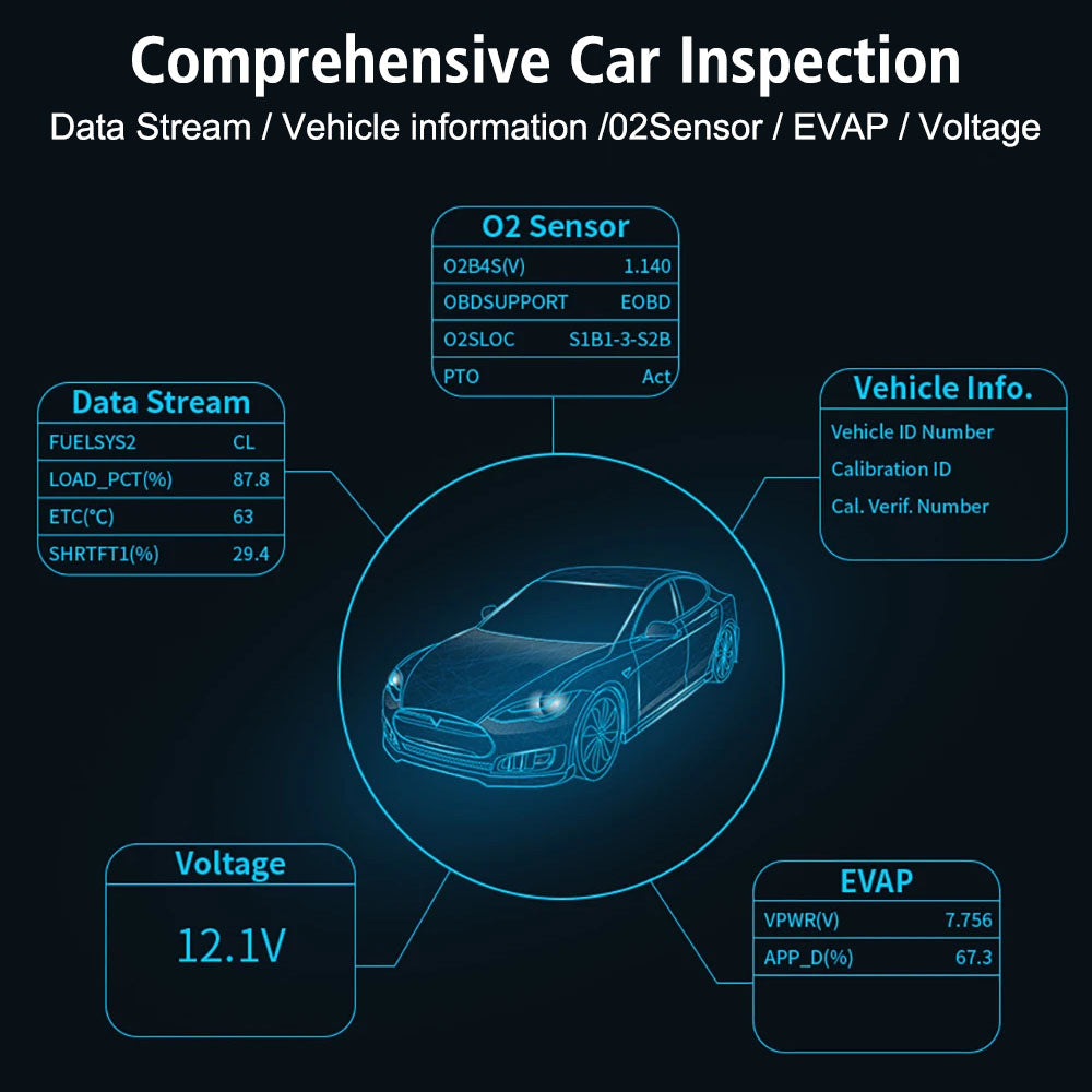 Engine Fault Diagnosis OBD II EOBD Car Diagnostic Tool Automobile Fault Detector V317 OBD 2
