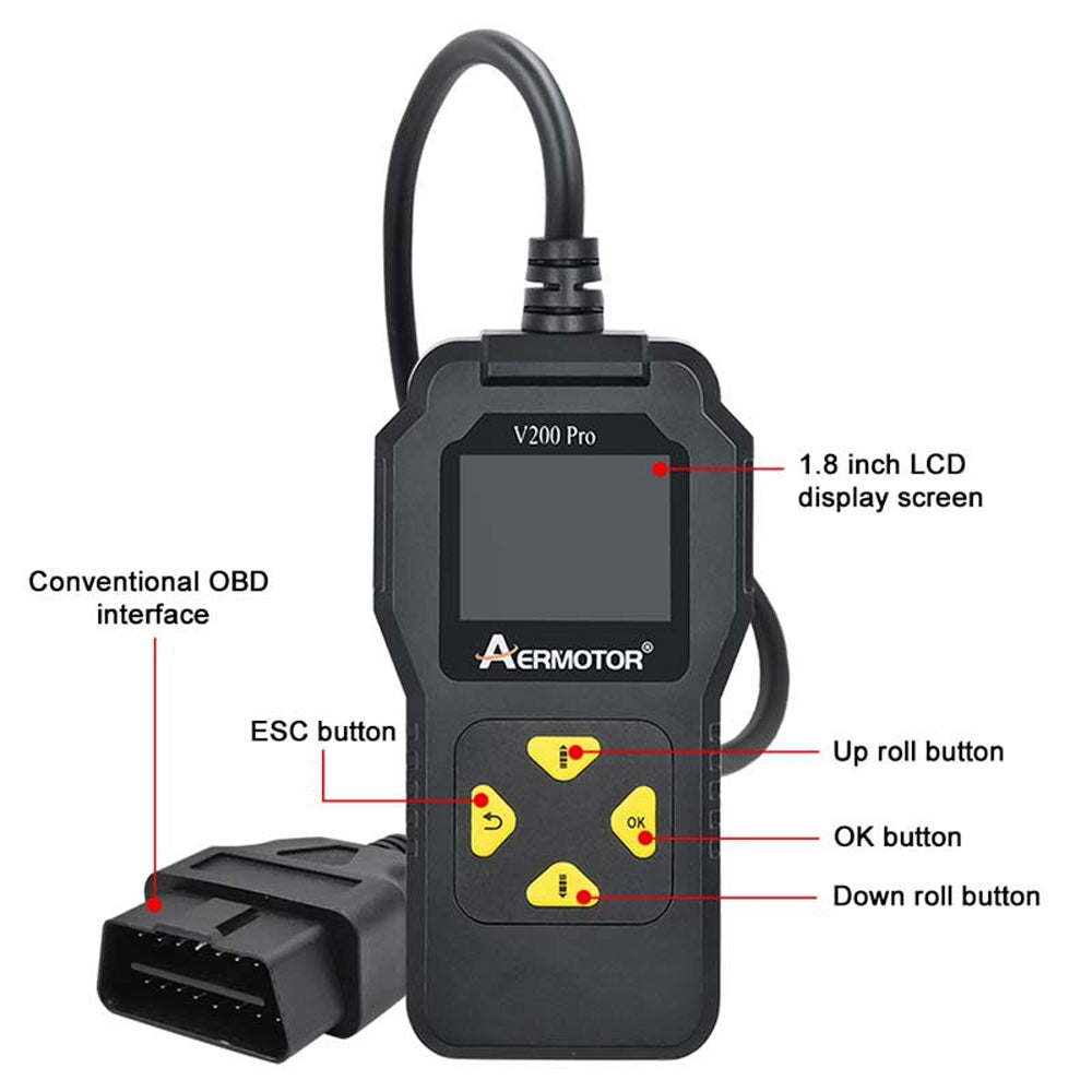 Engine Fault Diagnosis OBD II EOBD Car Diagnostic Tool Automobile Fault Detector V317 OBD 2