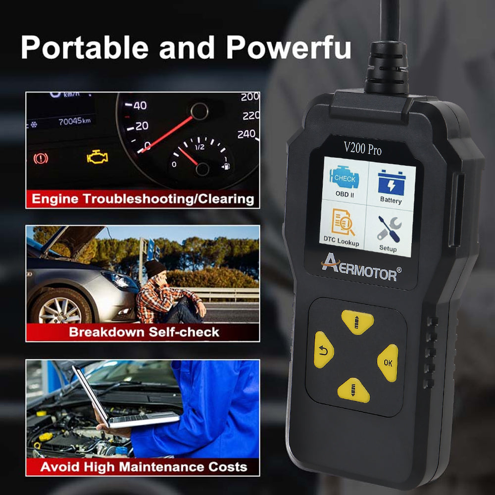 Engine Fault Diagnosis OBD II EOBD Car Diagnostic Tool Automobile Fault Detector V317 OBD 2