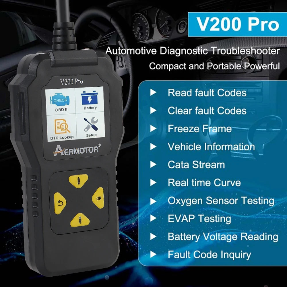 Engine Fault Diagnosis OBD II EOBD Car Diagnostic Tool Automobile Fault Detector V317 OBD 2