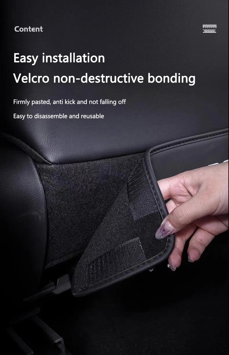 Car Anti-Kick Mats Auto Seat Back Protector Cover Anti-Dirty Pad for Citroen C1 C2 C3 C4 C5 C6 C8 C4L DS3 DS4 DS5 DS5LS DS6