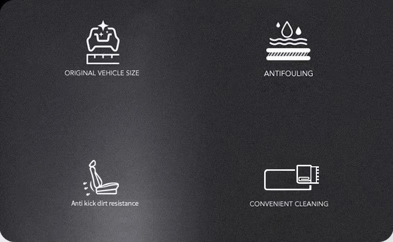 Car Anti-Kick Mats Auto Seat Back Protector Cover Anti-Dirty Pad for Citroen C1 C2 C3 C4 C5 C6 C8 C4L DS3 DS4 DS5 DS5LS DS6