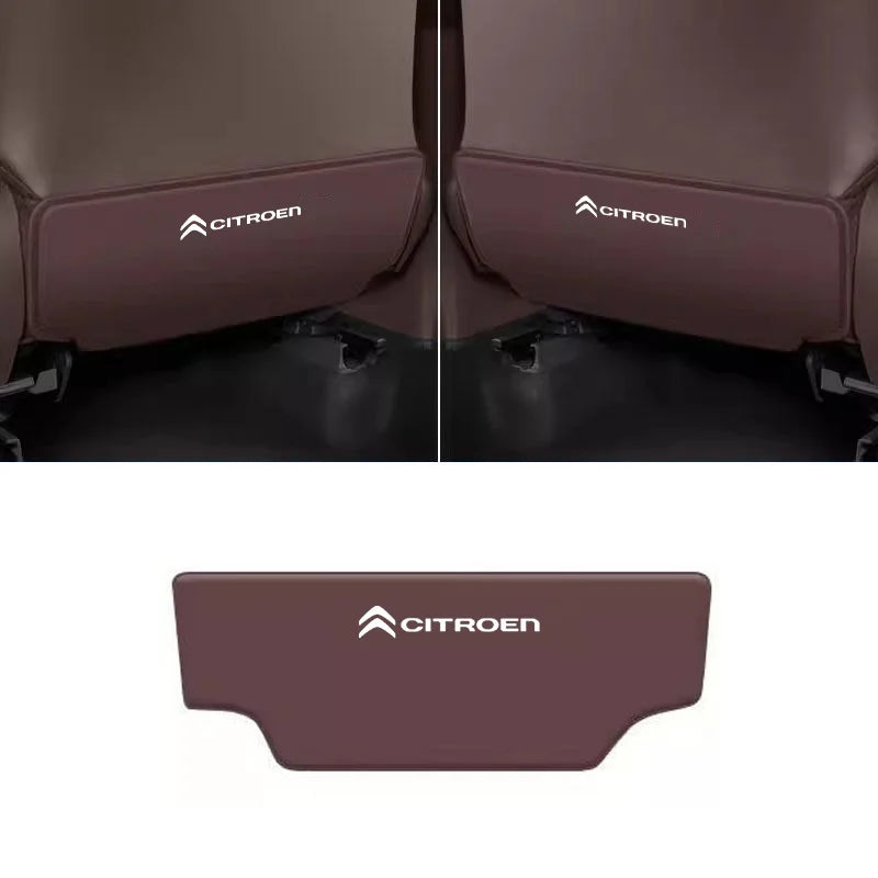 Car Anti-Kick Mats Auto Seat Back Protector Cover Anti-Dirty Pad for Citroen C1 C2 C3 C4 C5 C6 C8 C4L DS3 DS4 DS5 DS5LS DS6
