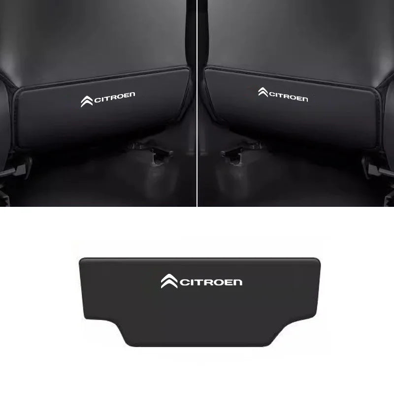 Car Anti-Kick Mats Auto Seat Back Protector Cover Anti-Dirty Pad for Citroen C1 C2 C3 C4 C5 C6 C8 C4L DS3 DS4 DS5 DS5LS DS6