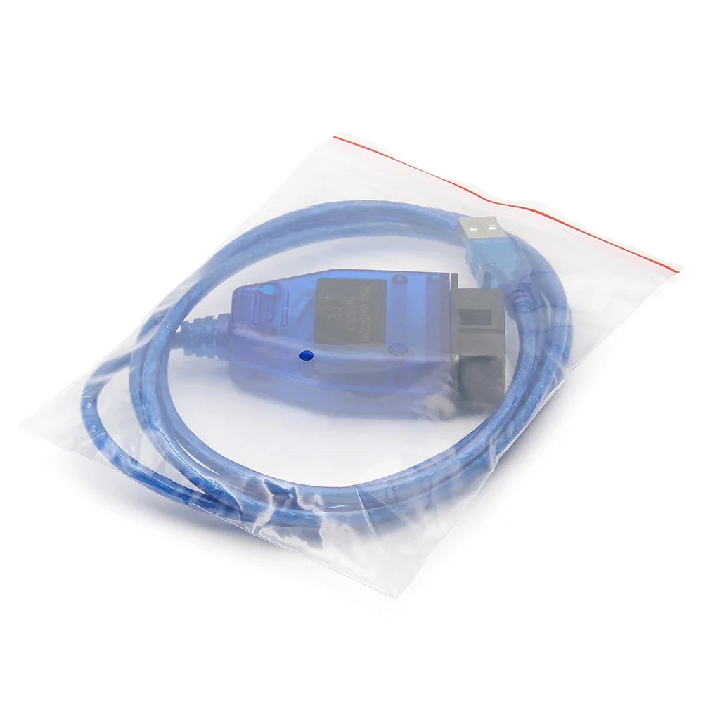 VAG KKL 409.1 With CH340T OBD 2 OBD2 Car Diagnostic vag com Interface Cable 409 1 For VW/Audi/Skoda/Seat Auto Scanner Tool