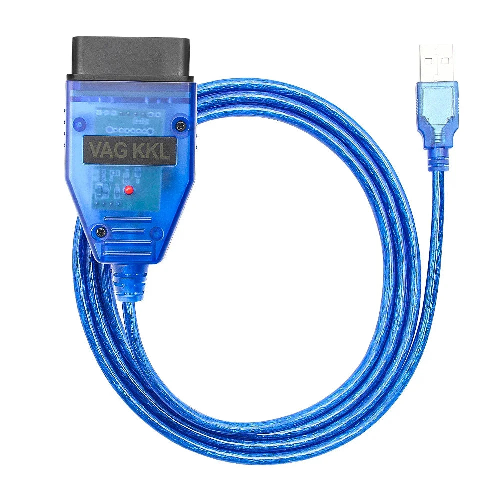 VAG KKL 409.1 With CH340T OBD 2 OBD2 Car Diagnostic vag com Interface Cable 409 1 For VW/Audi/Skoda/Seat Auto Scanner Tool