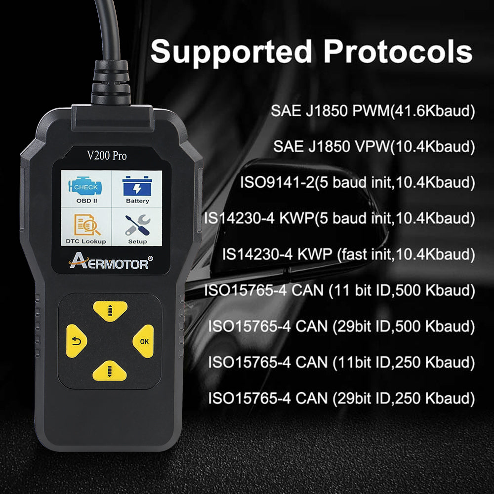 Engine Fault Diagnosis OBD II EOBD Car Diagnostic Tool Automobile Fault Detector V317 OBD 2