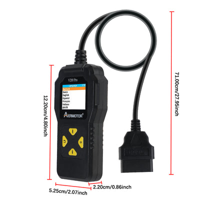 Engine Fault Diagnosis OBD II EOBD Car Diagnostic Tool Automobile Fault Detector V317 OBD 2