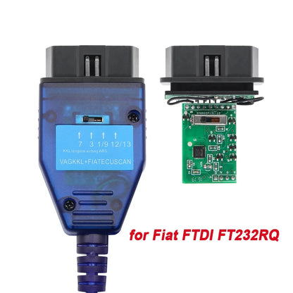 VAG KKL 409.1 With CH340T OBD 2 OBD2 Car Diagnostic vag com Interface Cable 409 1 For VW/Audi/Skoda/Seat Auto Scanner Tool