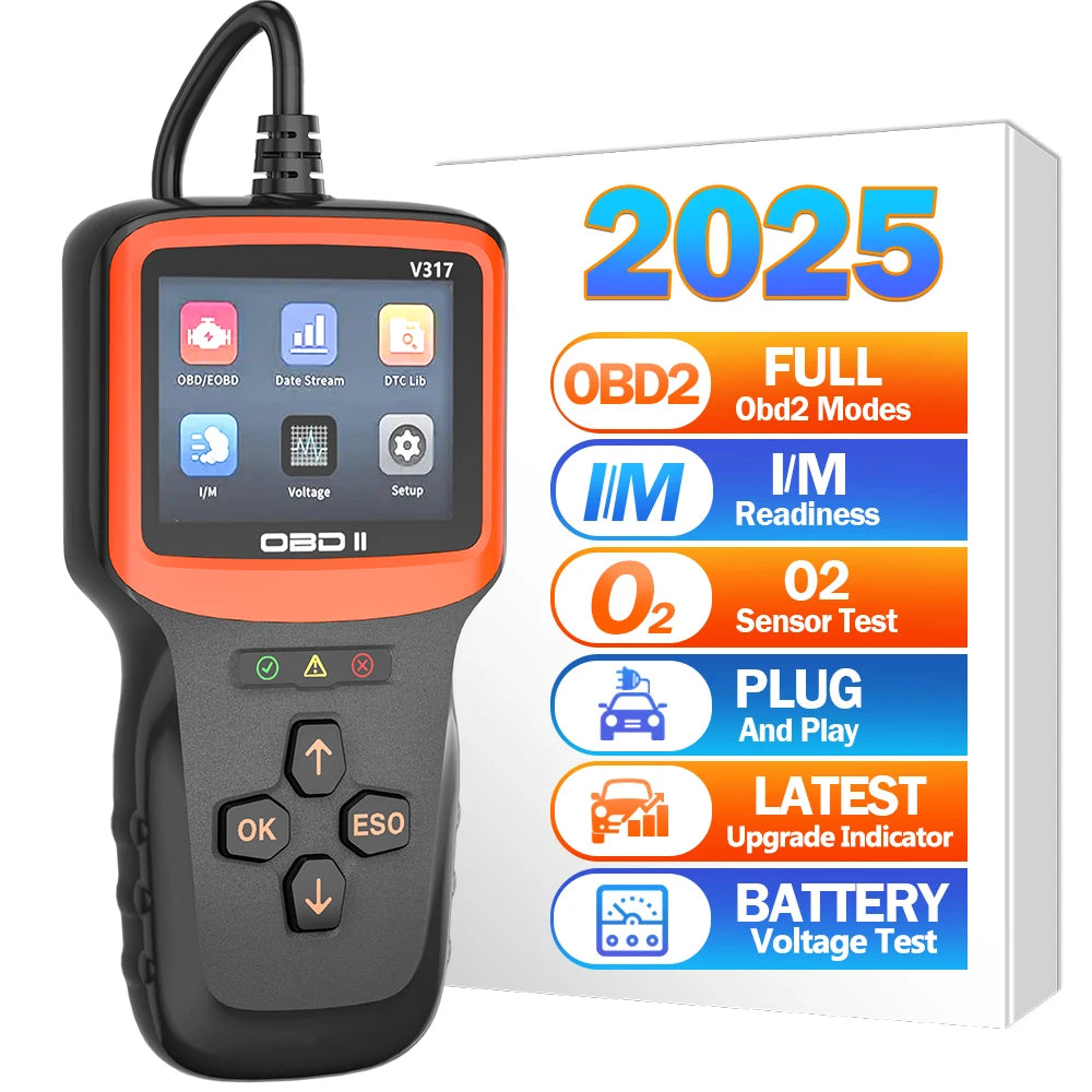Engine Fault Diagnosis OBD II EOBD Car Diagnostic Tool Automobile Fault Detector V317 OBD 2